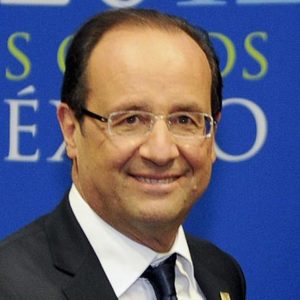 Francois Hollande. Presidente de la República Francesa.